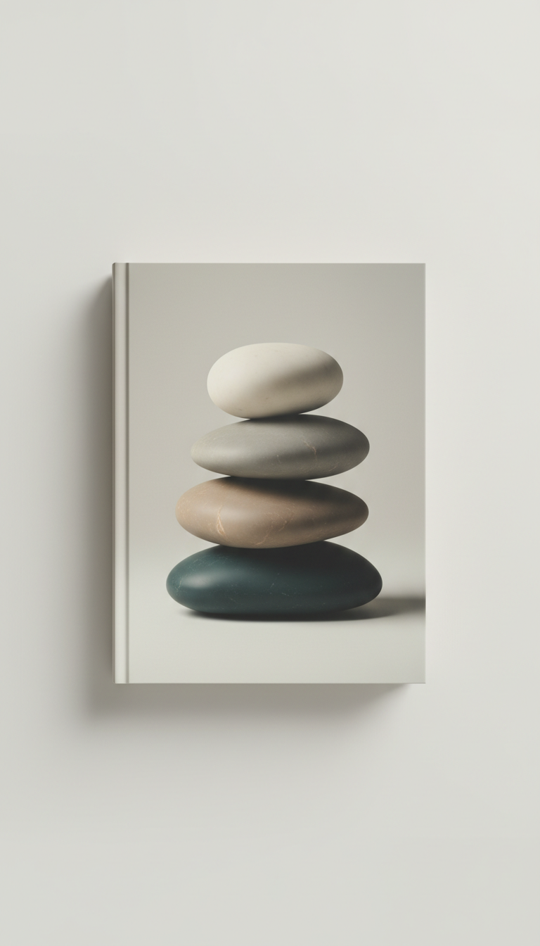 Sculptural coffee table book with matte pages